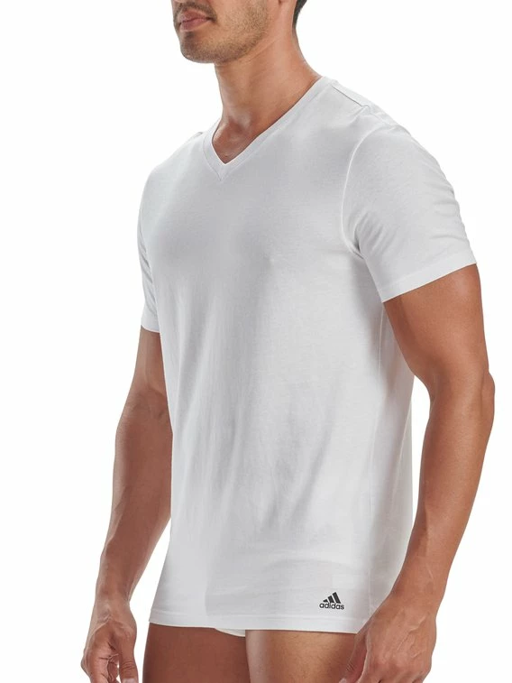 ADIDAS Active Core Cotton V-Neck T-Shirt, 3er-Pack 4 ADIDAS Active Core Cotton V-Neck T-Shirt, 3er-Pack – Bild 4