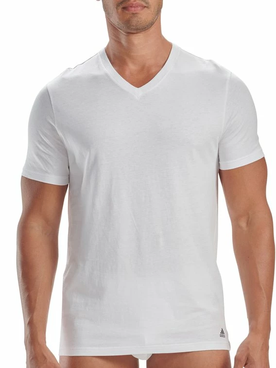 ADIDAS Active Flex Cotton V-Neck T-Shirt, 2er-Pack 2 ADIDAS Active Flex Cotton V-Neck T-Shirt, 2er-Pack – Bild 2