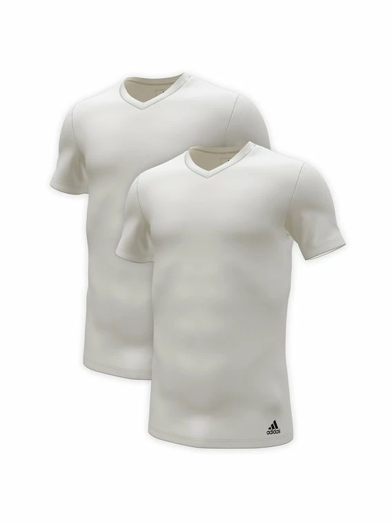 ADIDAS Active Flex Cotton V-Neck T-Shirt, 2er-Pack 1 ADIDAS Active Flex Cotton V-Neck T-Shirt, 2er-Pack