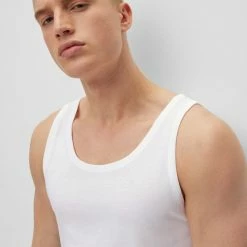 Boss Bodywear Achsel-Shirt, 3er-Pack -CALIDA shop Boss Bodywear Tanktop 3er Pack weiss 50475278 100 4