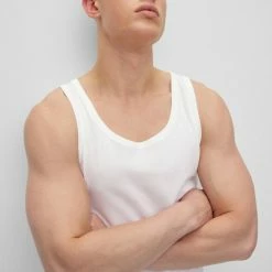 Boss Bodywear Achsel-Shirt, 3er-Pack -CALIDA shop Boss Bodywear Tanktop 3er Pack weiss 50475278 100 5