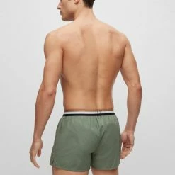 Boss Nightwear Boxershorts, 2er-Pack 6 Boss Nightwear Boxershorts, 2er-Pack -CALIDA shop Boss Nightwear Boxershorts 2er Pack schwarz gruen 50469762 343 2