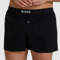 Boss Nightwear Boxershorts, 2er-Pack 8 Boss Nightwear Boxershorts, 2er-Pack -CALIDA shop Boss Nightwear Boxershorts 2er Pack schwarz weiss 50490983 100 3