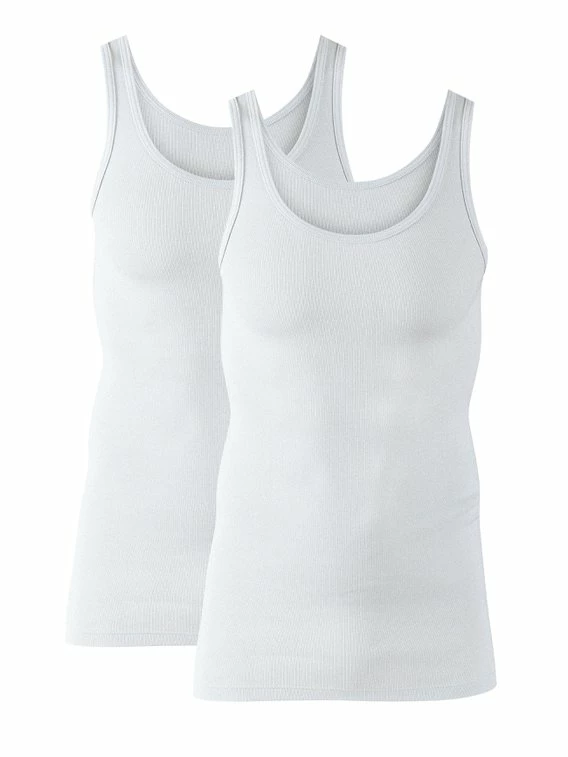 Calida Classic Twisted Cotton Athletic-Shirt 2er-Pack 1 Calida Classic Twisted Cotton Athletic-Shirt 2er-Pack