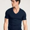 Calida 100% Nature T-Shirt Mit Clean Cut, V-Neck, Compostable