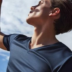 Calida 100% Nature T-Shirt, V-Neck, Compostable 7 Calida 100% Nature T-Shirt, V-Neck, Compostable -CALIDA shop Calida 100 Nature T Shirt V Neck Compostable blau 14382 480 2