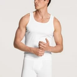 Calida Swiss Cotton Athletic-Shirt 7 Calida Swiss Cotton Athletic-Shirt -CALIDA shop Calida Authentic Cotton Athletic Shirt weiss 12269 001 2