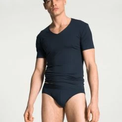 Calida Clean Line Slip Mit Softbund 8 Calida Clean Line Slip Mit Softbund -CALIDA shop Calida Clean Line Slip mit Elastikbund blau 23785 479 6