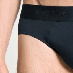 Calida Clean Line Slip Mit Softbund 9 Calida Clean Line Slip Mit Softbund -CALIDA shop Calida Clean Line Slip mit Elastikbund blau 23785 479 7