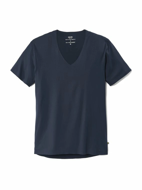 Calida Clean Line Kurzarm-Shirt, V-Neck 6 Calida Clean Line Kurzarm-Shirt, V-Neck – Bild 6