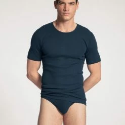 Calida Cotton 1:1 Midislip 6 Calida Cotton 1:1 Midislip -CALIDA shop Calida Cotton 11 Classic Slip Elastikbund blau 24310 883 2