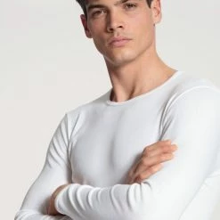 Calida Cotton 1:1 T-Shirt Langarm -CALIDA shop Calida Cotton 11 Shirt langarm weiss 16910 001 3