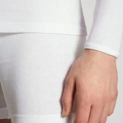 Calida Cotton 1:1 T-Shirt Langarm -CALIDA shop Calida Cotton 11 Shirt langarm weiss 16910 001 4