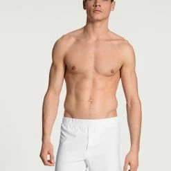 Calida Cotton Code Jersey-Boxershorts Mit Eingriff 7 Calida Cotton Code Jersey-Boxershorts Mit Eingriff -CALIDA shop Calida Cotton Code Boxer Shorts ueberzogener Bund mit Eingriff weiss 24090 001 2