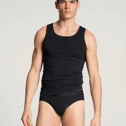 Calida Cotton Code Slip Mit Elastikbund 6 Calida Cotton Code Slip Mit Elastikbund -CALIDA shop Calida Cotton Code Slip Elastikbund schwarz 22090 992 2