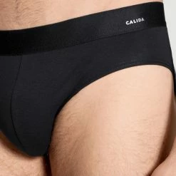 Calida Cotton Code Slip Mit Elastikbund 7 Calida Cotton Code Slip Mit Elastikbund -CALIDA shop Calida Cotton Code Slip Elastikbund schwarz 22090 992 3