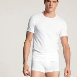 Calida Cotton Code T-Shirt, Rundhals 8 Calida Cotton Code T-Shirt, Rundhals -CALIDA shop Calida Cotton Code T Shirt Rundhals weiss 14290 001 2