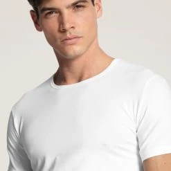 Calida Cotton Code T-Shirt, Rundhals 9 Calida Cotton Code T-Shirt, Rundhals -CALIDA shop Calida Cotton Code T Shirt Rundhals weiss 14290 001 3