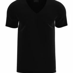 Calida Cotton Code T-Shirt, V-Neck 9 Calida Cotton Code T-Shirt, V-Neck -CALIDA shop Calida Cotton Code T Shirt V Neck schwarz 14590 992