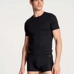 Calida Evolution T-Shirt -CALIDA shop Calida Evolution T Shirt Rundhals schwarz 14661 992 2