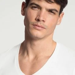 Calida Evolution T-Shirt Mit V-Neck -CALIDA shop Calida Evolution V Shirt weiss 14317 001 3