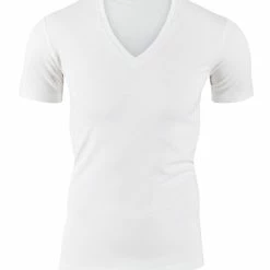 Calida Evolution T-Shirt Mit V-Neck -CALIDA shop Calida Evolution V Shirt weiss 14317 001 4