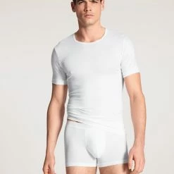 Calida Focus T-Shirt, Rundhals 7 Calida Focus T-Shirt, Rundhals -CALIDA shop Calida Focus T Shirt Rundhals weiss 14665 001 2