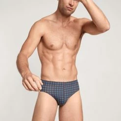 Calida Grafic Cotton Slip 12 Calida Grafic Cotton Slip -CALIDA shop Calida Grafic Cotton Slip blau 22161 149 8