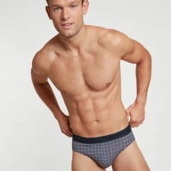 Calida Grafic Cotton Slip Mit Softbund -CALIDA shop Calida Grafic Cotton Slip mit Softbund blau 22061 149 2