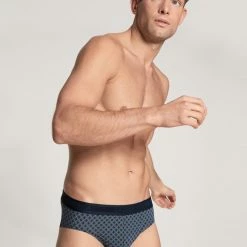 Calida Grafic Cotton Slip Mit Softbund 6 Calida Grafic Cotton Slip Mit Softbund -CALIDA shop Calida Grafic Cotton Slip mit Softbund blau 22387 479 2