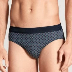 Calida Grafic Cotton Slip Mit Softbund