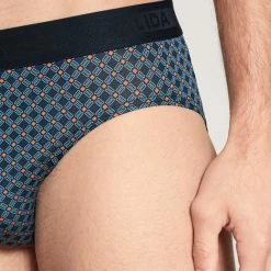 Calida Grafic Cotton Slip Mit Softbund 7 Calida Grafic Cotton Slip Mit Softbund -CALIDA shop Calida Grafic Cotton Slip mit Softbund blau 22387 479 3