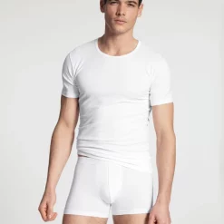 Calida Natural Benefit T-Shirt, 2er-Pack -CALIDA shop Calida Natural Benefit T Shirt 2er Pack weiss 14141 001 neu 2