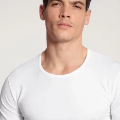 Calida Natural Benefit T-Shirt, 2er-Pack -CALIDA shop Calida Natural Benefit T Shirt 2er Pack weiss 14141 001 neu 3