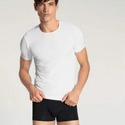 Calida Performance Neo T-Shirt, Rundhals 5 Calida Performance Neo T-Shirt, Rundhals -CALIDA shop Calida Performance Neo T Shirt Rundhals weiss 14285 001 2
