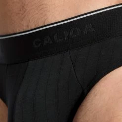 Calida Pure & Style Mini-Slip, Elastikbund 7 Calida Pure & Style Mini-Slip, Elastikbund -CALIDA shop Calida Pure Style Mini Slip Elastikbund schwarz 21986 992 3