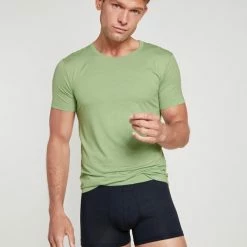 Calida Seaweed Micro Kurzarm-Shirt, Rundhals -CALIDA shop Calida Seaweed Micro Kurzarm Shirt Rundhals gruen 14984 613 3