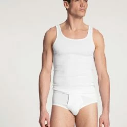 Calida Twisted Cotton Athletic-Shirt 7 Calida Twisted Cotton Athletic-Shirt -CALIDA shop Calida Twisted Cotton Athletic Shirt Frackschnitt weiss 12010 001 2