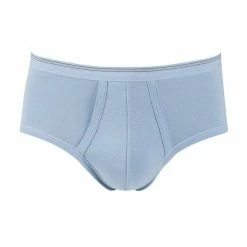 Calida Twisted Cotton Slip Mit Eingriff 11 Calida Twisted Cotton Slip Mit Eingriff -CALIDA shop Calida Twisted Cotton Classic Slip Elastikbund mit Eingriff hellblau 22010 680 5