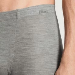 Calida Wool & Silk Longpants Aus Wolle Und Seide 8 Calida Wool & Silk Longpants Aus Wolle Und Seide -CALIDA shop Calida Wool Silk Hose Unterhose lang ueberzogener Bund grau meliert 28060 856 6