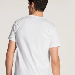 Calida Natural Benefit T-Shirt, 2er-Pack 8 Calida Natural Benefit T-Shirt, 2er-Pack -CALIDA shop Calida Natural Benefit T Shirt Rundhals 2er Pack weiss 14341 001 neu 1