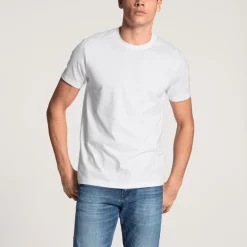 Calida Natural Benefit T-Shirt, 2er-Pack 9 Calida Natural Benefit T-Shirt, 2er-Pack -CALIDA shop Calida Natural Benefit T Shirt Rundhals 2er Pack weiss 14341 001 neu 2