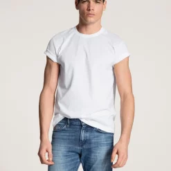 Calida Natural Benefit T-Shirt, 2er-Pack 10 Calida Natural Benefit T-Shirt, 2er-Pack -CALIDA shop Calida Natural Benefit T Shirt Rundhals 2er Pack weiss 14341 001 neu 3