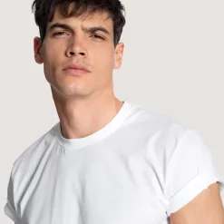 Calida Natural Benefit T-Shirt, 2er-Pack 11 Calida Natural Benefit T-Shirt, 2er-Pack -CALIDA shop Calida Natural Benefit T Shirt Rundhals 2er Pack weiss 14341 001 neu 4