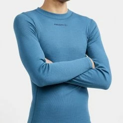 CALIDA shop -CALIDA shop Craft Wool Extreme X Pro Longsleeve blau 1911151 676396 1