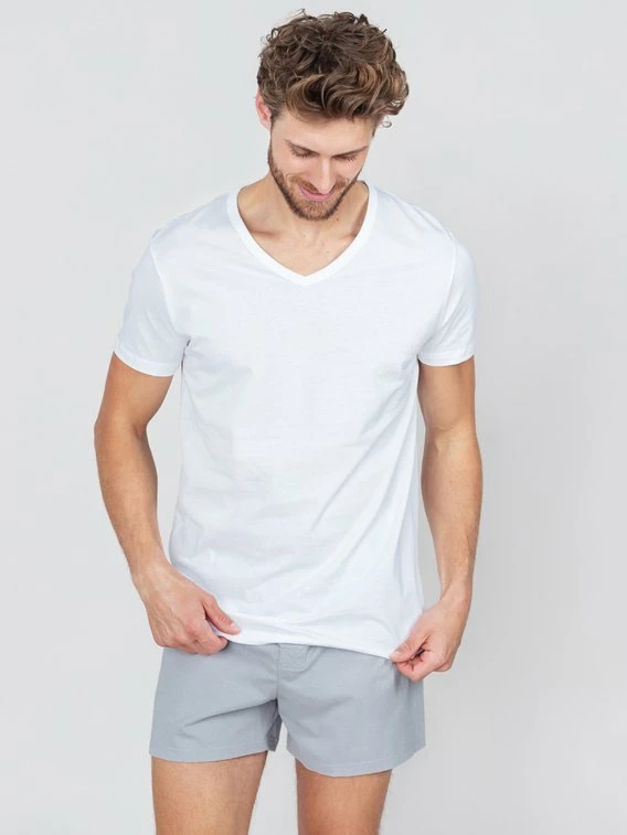 Erlich Textil Hugo T-Shirt Mit V-Neck 3 Erlich Textil Hugo T-Shirt Mit V-Neck – Bild 3