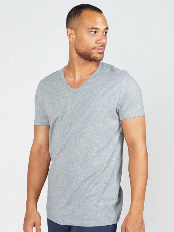 Erlich Textil Hugo T-Shirt Mit V-Neck, 2er-Pack 2 Erlich Textil Hugo T-Shirt Mit V-Neck, 2er-Pack – Bild 2