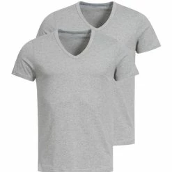 Erlich Textil Hugo T-Shirt Mit V-Neck, 2er-Pack