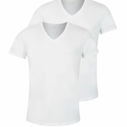 Erlich Textil Hugo T-Shirt Mit V-Neck, 2er-Pack