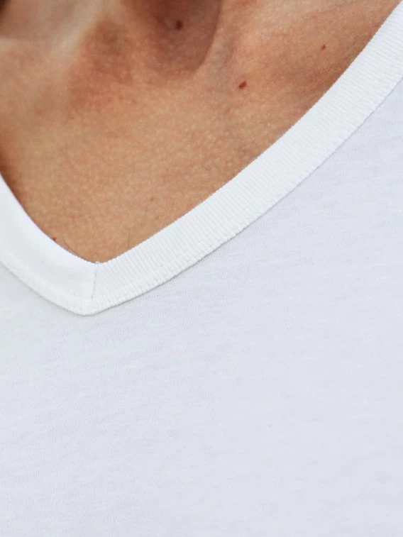 Erlich Textil Hugo T-Shirt Mit V-Neck, 2er-Pack 5 Erlich Textil Hugo T-Shirt Mit V-Neck, 2er-Pack – Bild 5